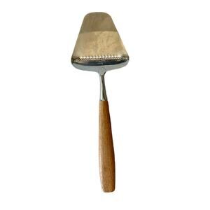 Spor Norway Cheese Knife Slicer Vintage Mid Century MCM Teak Handle